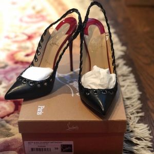 Christian Louboutin Ostri Slingback 120